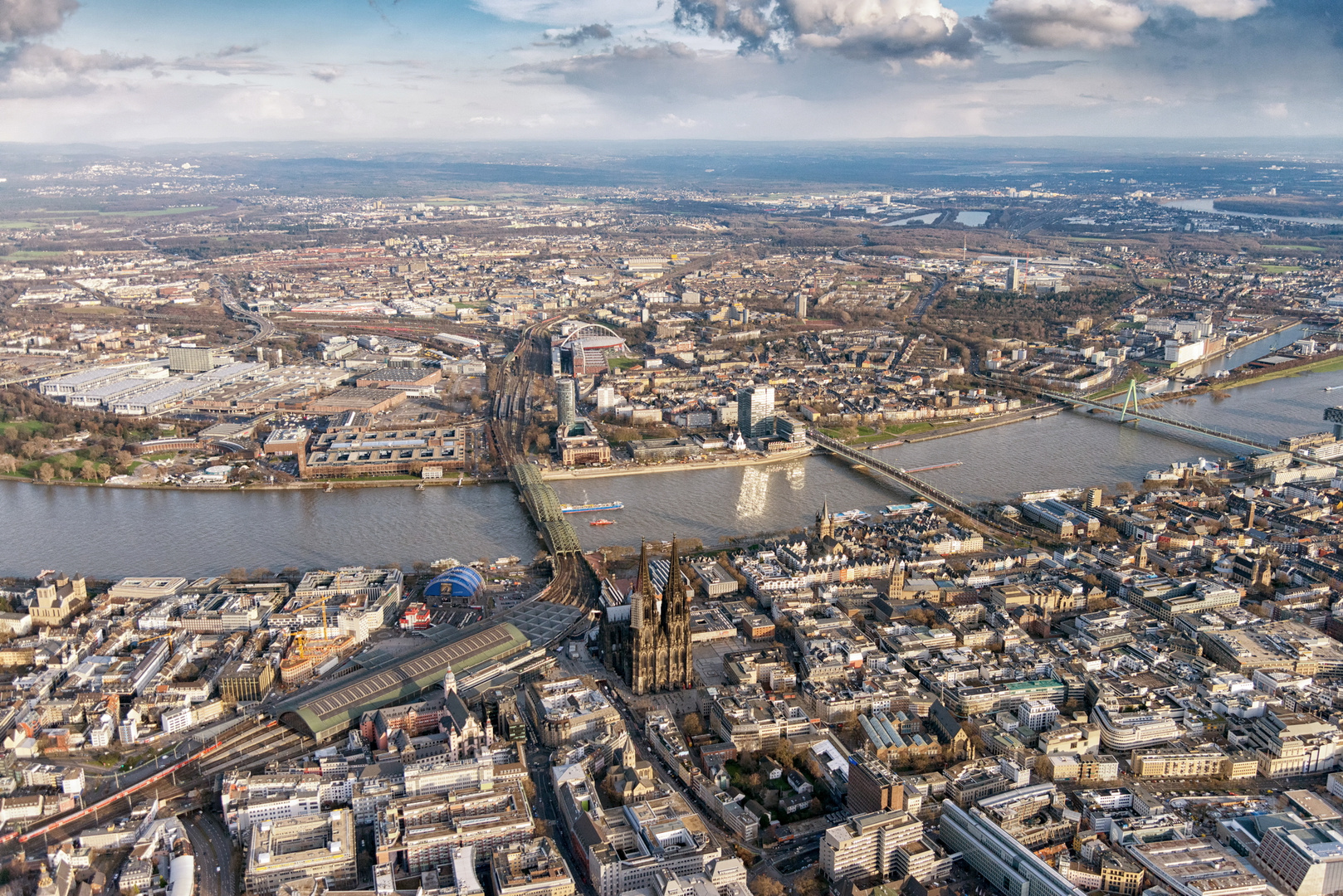 Köln aus der Luft