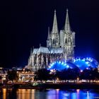 Köln bei Nacht - Kölner Dom & Musical Dom