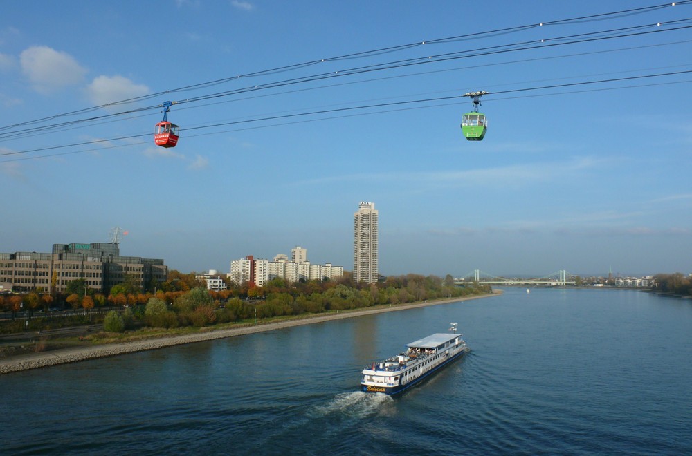 Köln - Blick von der Deutzer Brücke