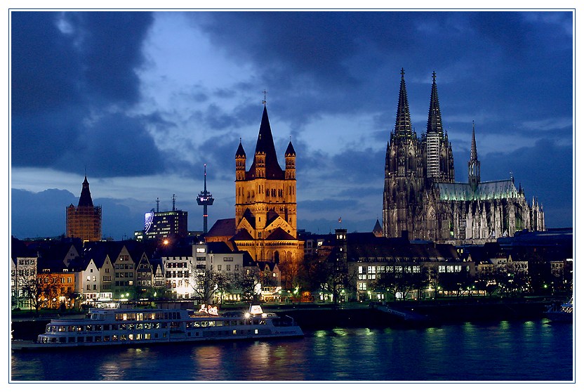 Köln - Blick von der Deutzer Brücke - reload