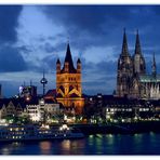 Köln - Blick von der Deutzer Brücke - reload