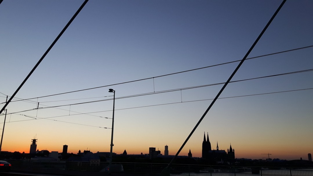 Köln, Blick von der Severinsbrücke 