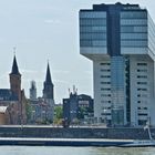 Köln - Blick von Köln-Deutz auf Kranhaus und Stadt