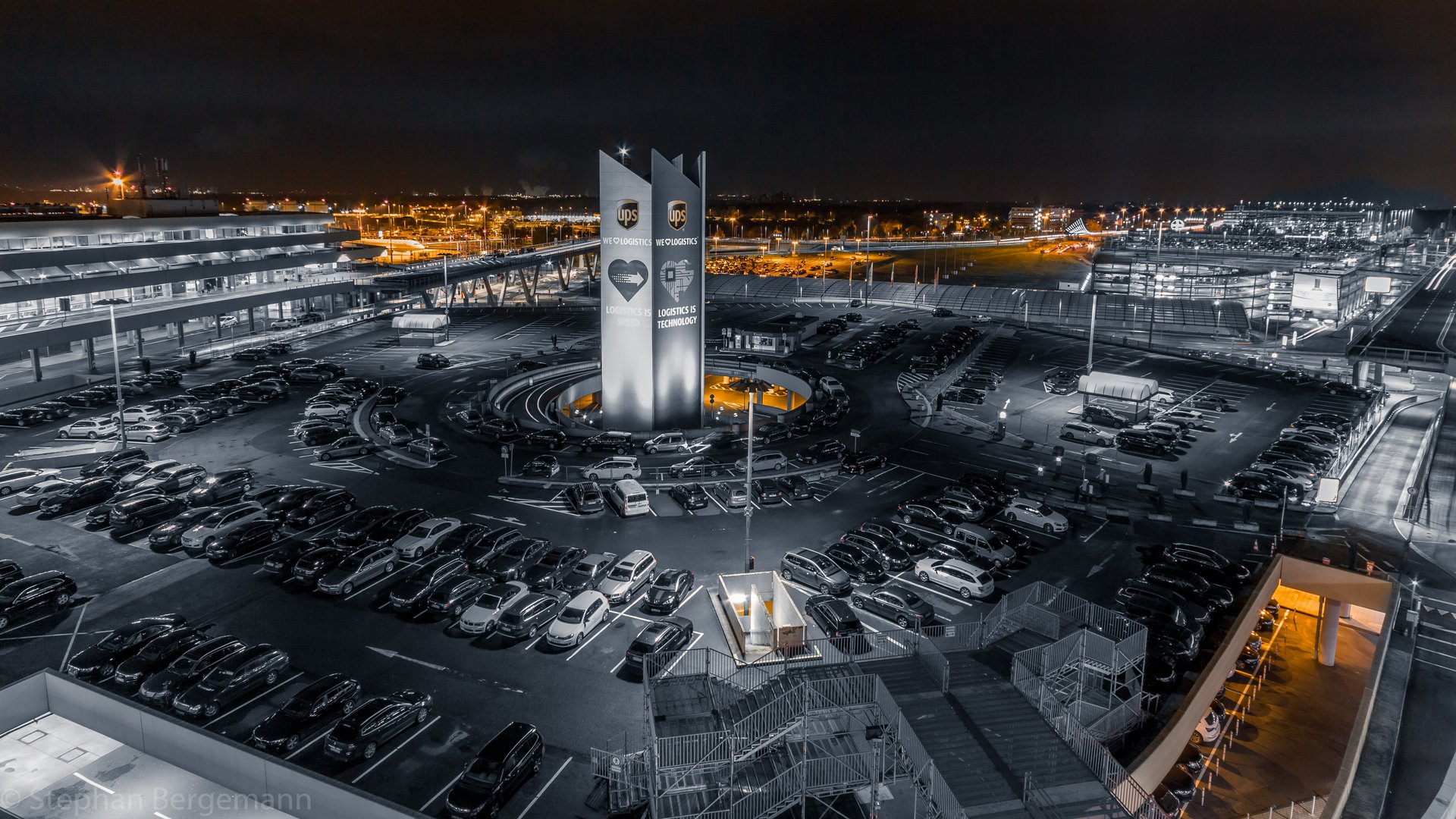 Köln Bonn Flughafen von der Besucherplattform