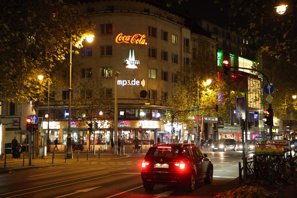 Köln City bei Nacht