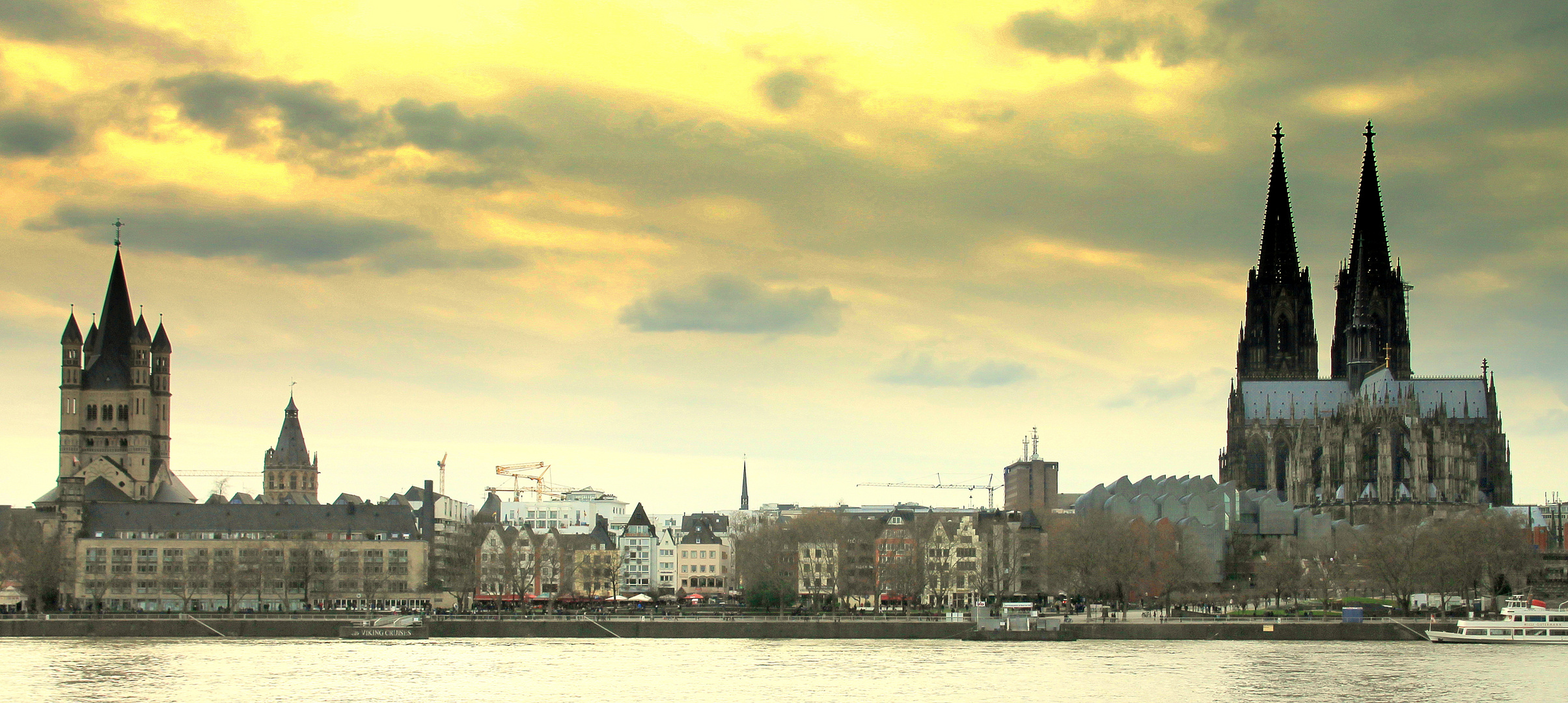 Köln -das Panorama der Millionenmetropole am Rhein-