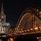 Köln - Dom - Hohenzollernbrücke