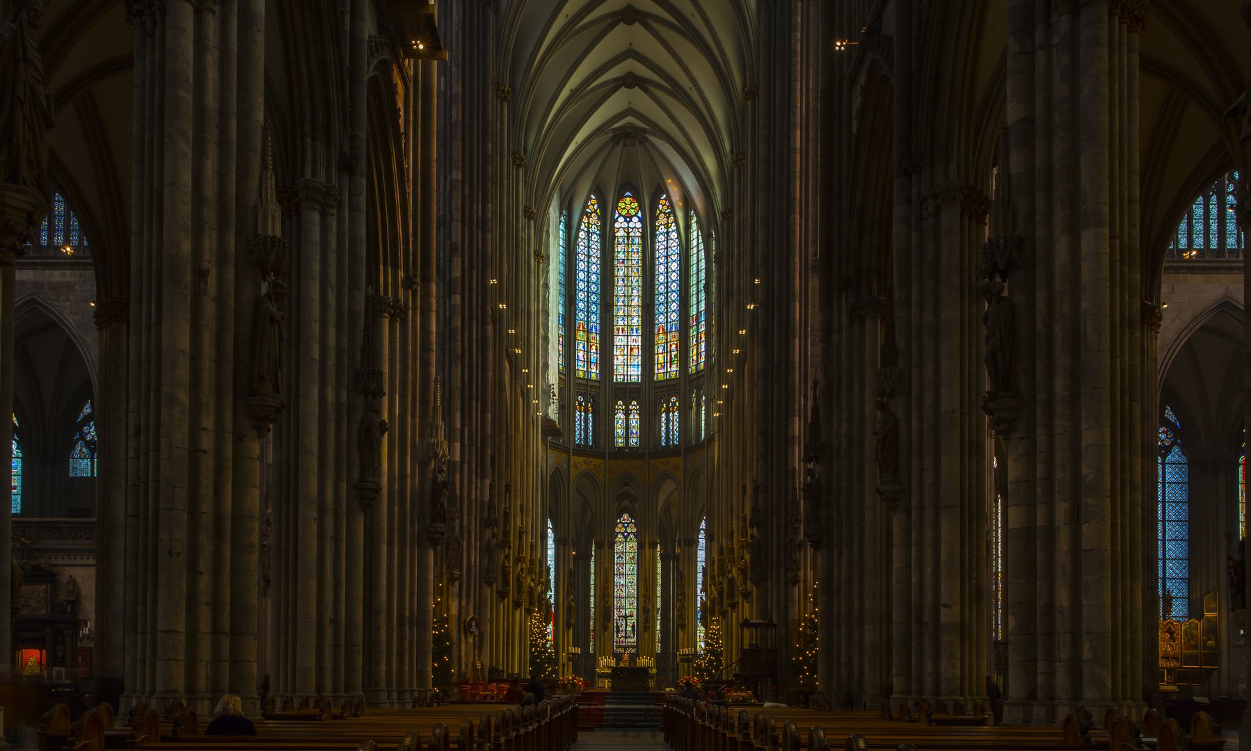 Köln, Dom, Impressionen des Innenraums ©Gerold Guggenbühl
