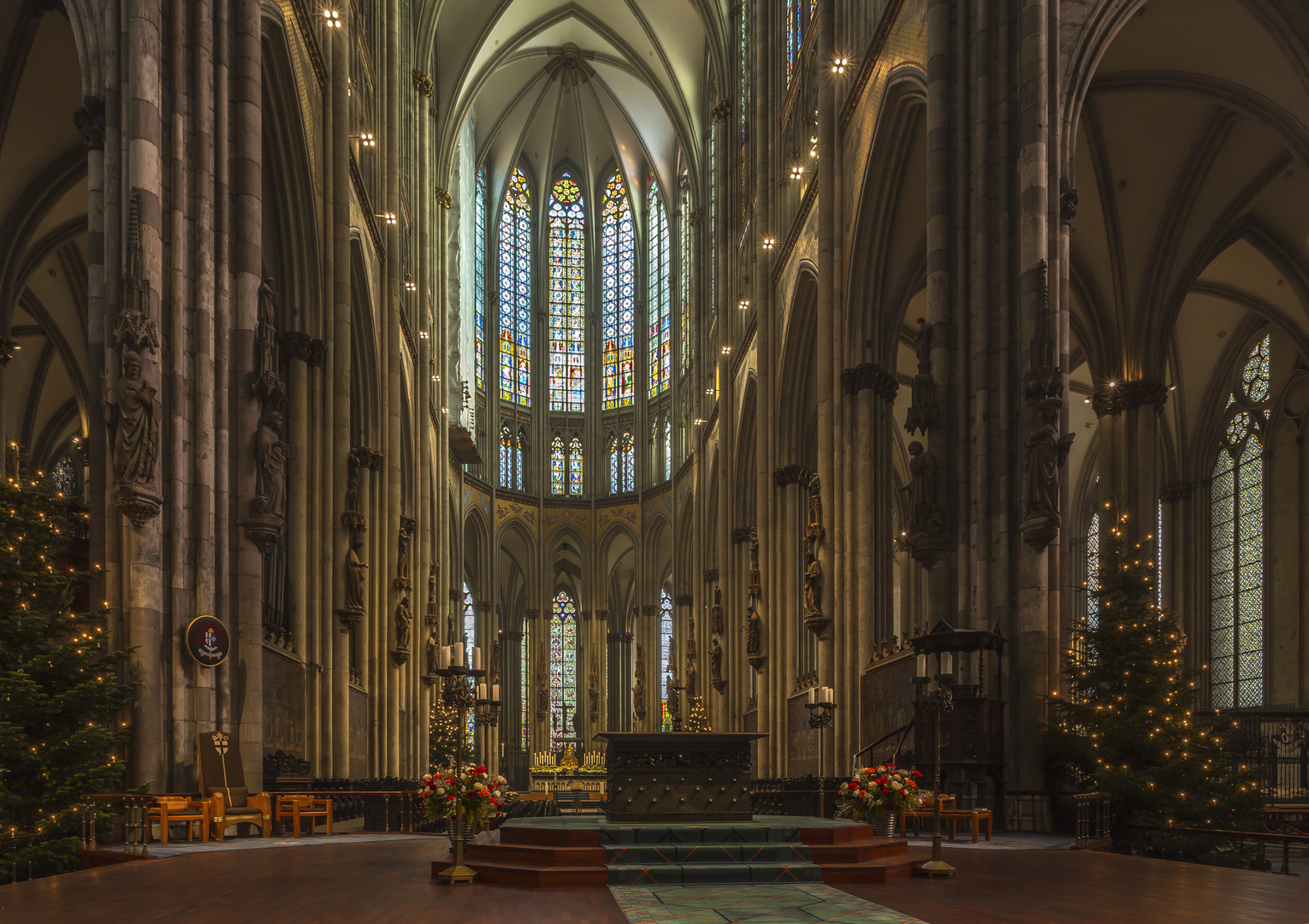 Köln, Dom, Impressionen des Innenraums ©Gerold Guggenbühl