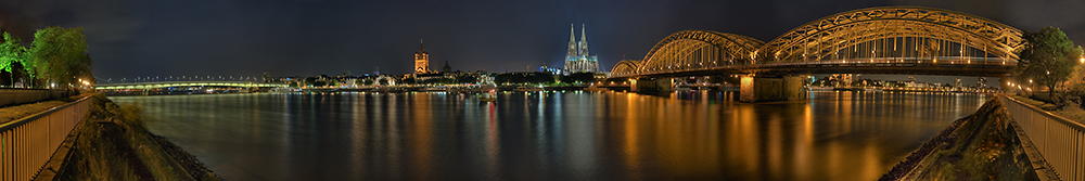 Köln - Dom - Rhein Panorama 28.08.06 von 19:00h bis 23:30h