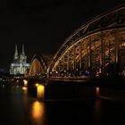 Köln. Dom und Hohenzollernbrücke.