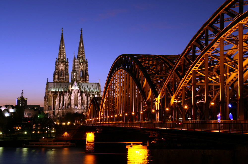 Köln: Dom und Hohenzollernbrücke