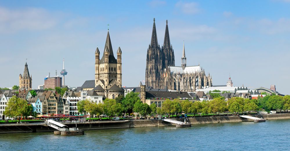 Köln Dom und Rheinufer #1