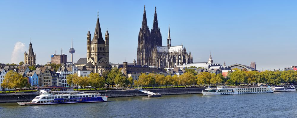 Köln Dom und Rheinufer #2