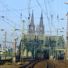 Köln !  Einfahrt im Bahnhof mal anders !