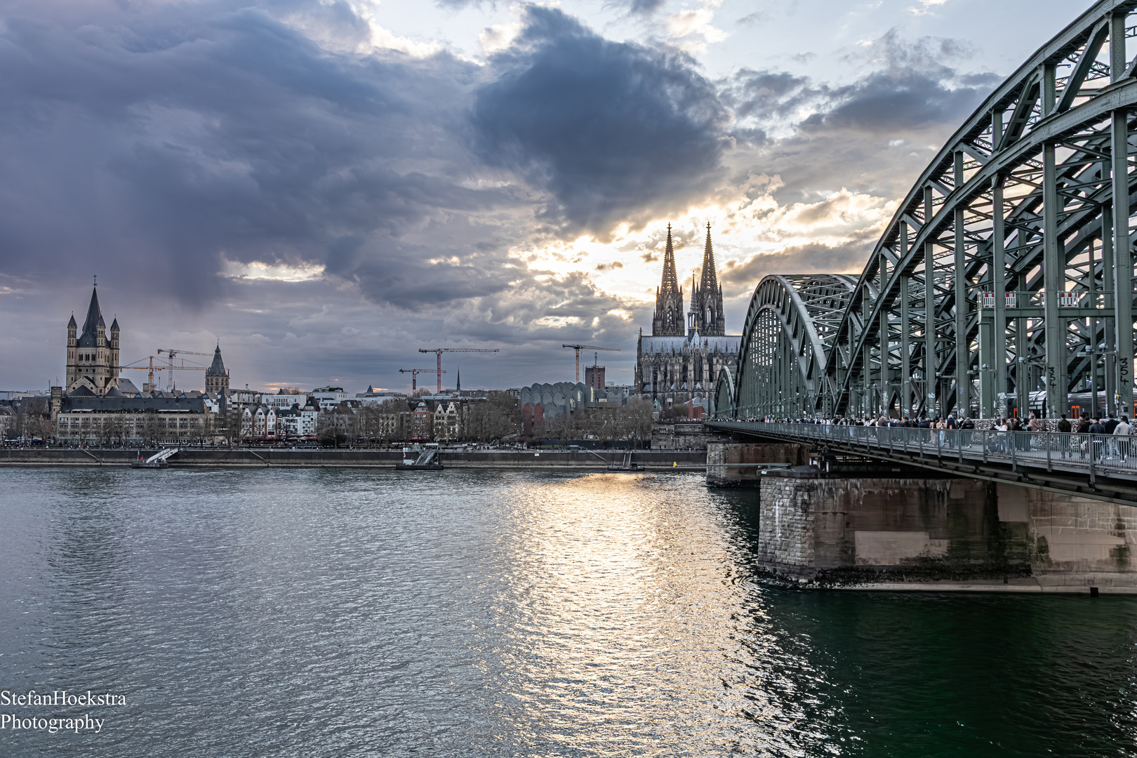 Köln gestern Abend 