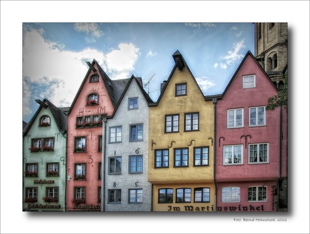 Köln ..... Häuser am Fischmarkt .....