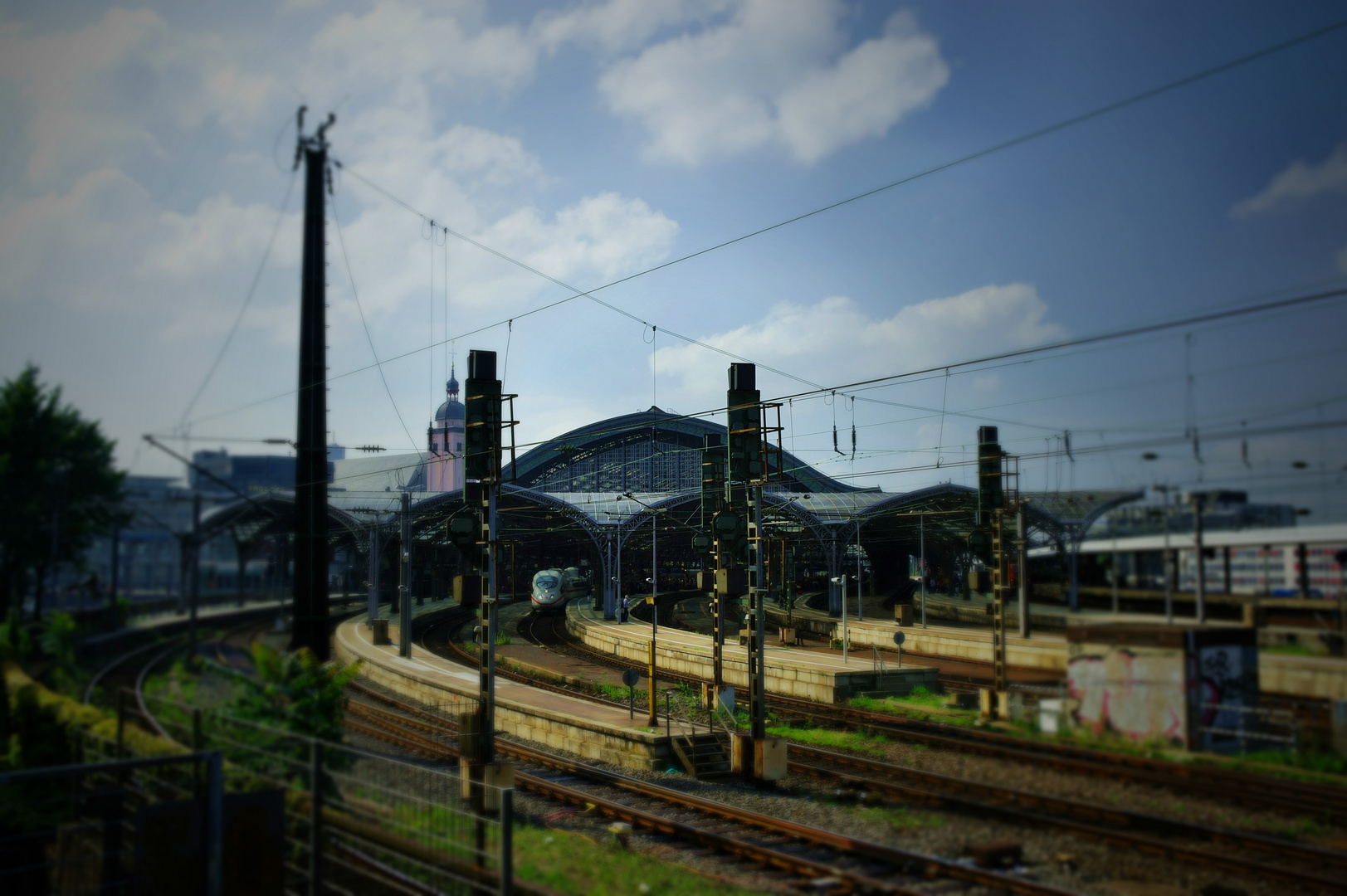 Köln HBF in Tiltshift