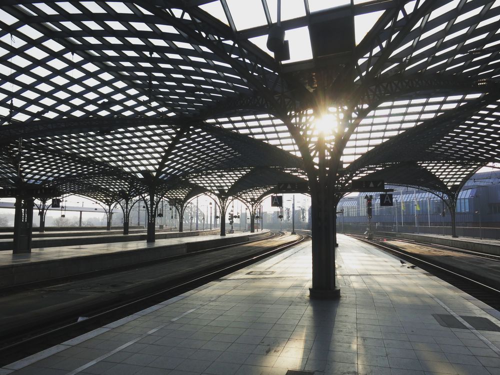 Köln Hbf, Winterlicht