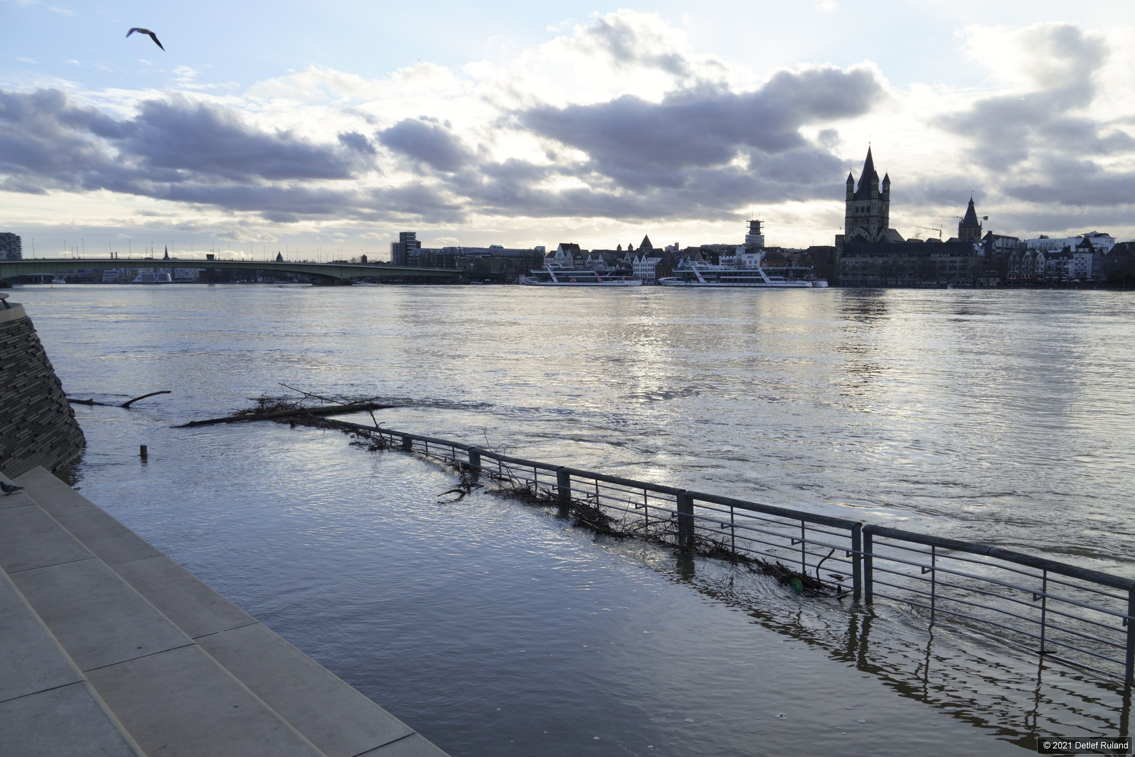 Köln-Hochwasser Pegel -8,36m # 04