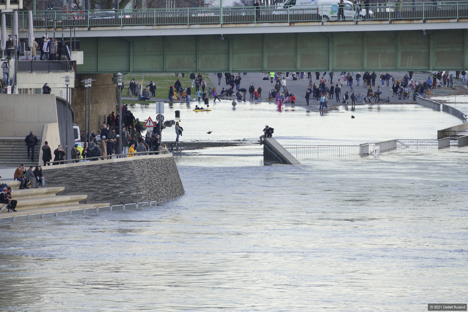 Köln-Hochwasser Pegel -8,36m # 06