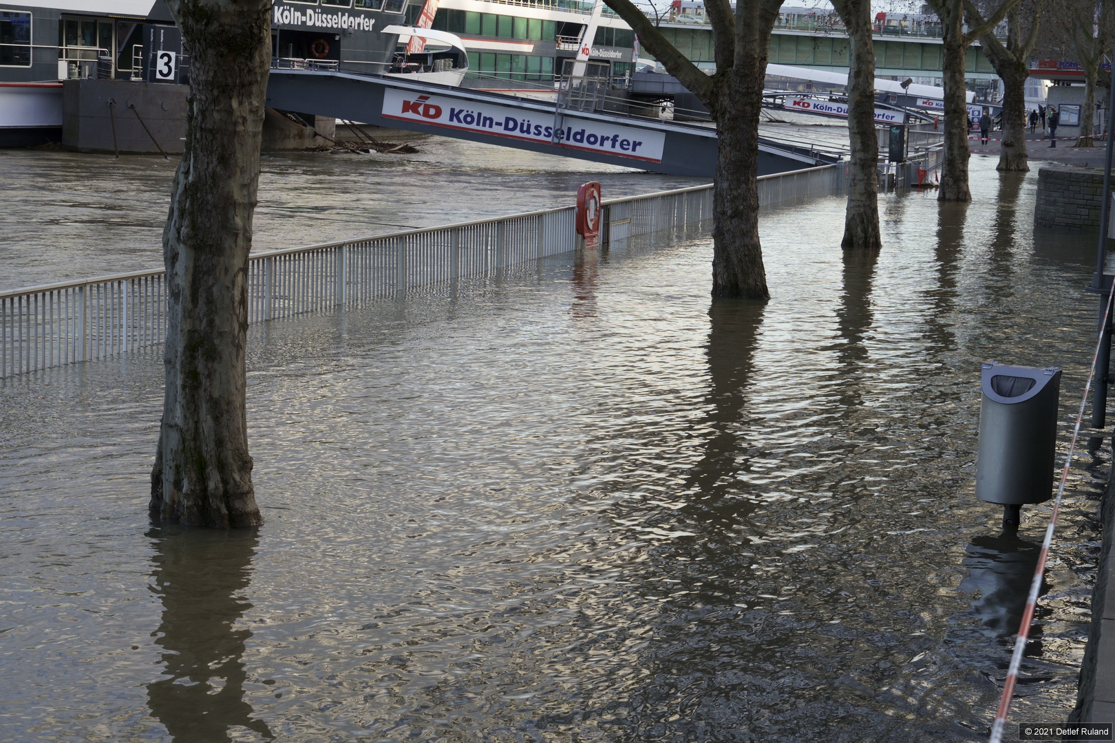 Köln - Hochwasser Pegel - 8,36m # 13