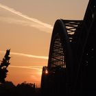 Köln - Hohenzollernbrücke bei Sonnenaufgang