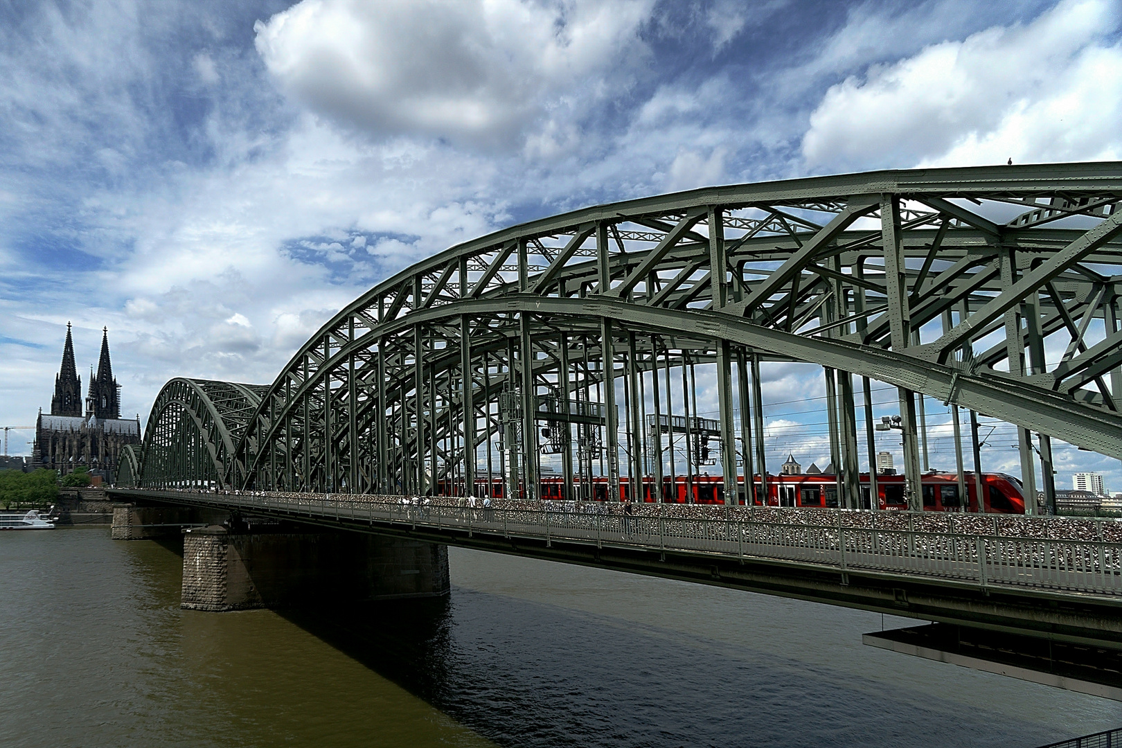 Köln Hohenzollernbrücke.