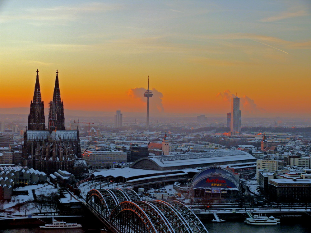 Köln im Schnee