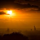 Köln im Sonnenuntergang