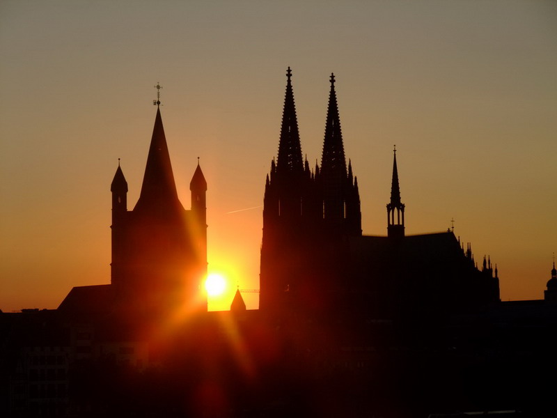 Köln in Abendstimmung