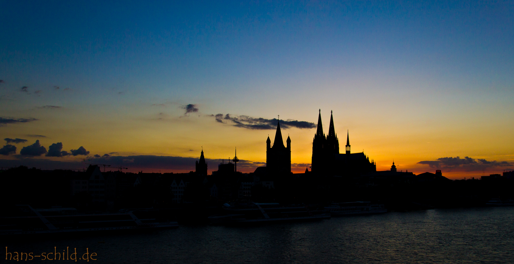 Köln in Abendstimmung