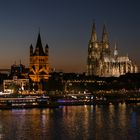 Köln in der Abenddämmerung 2018
