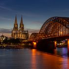 Köln in der blauen Stunde