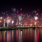 Köln in der Silvesternacht um 00:00 Uhr