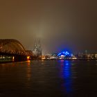 Köln in einer Winternacht