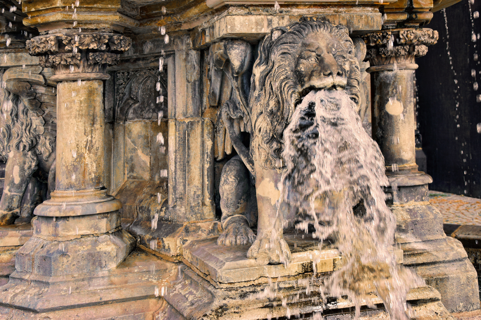 KÖLN - Jan-von-Werth-Brunnen auf dem Alten Markt -