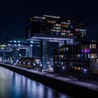 Köln - Kranhäuser am Kölner Hafen farbig