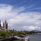 Köln mit Blick auf die Hohenzollernbrücke und mit nem kleinen blick aufen Kölner Dom