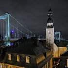 Köln Mülheim - St.Clemens mit Mülheimer Brücke