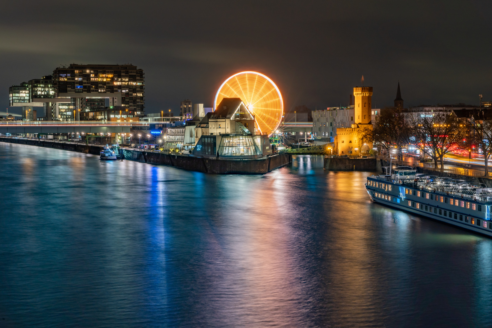 Köln Nachtfotografie mit Youtube Video