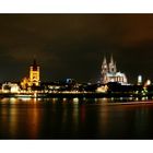 Köln Panorama bei Nacht