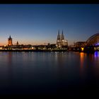 Köln Panorama bei Nacht...