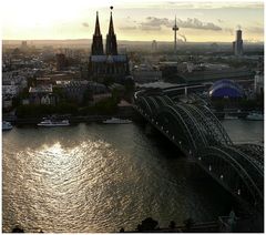 Köln-Panorama vom Triangel Tower in Köln-Deutz 3