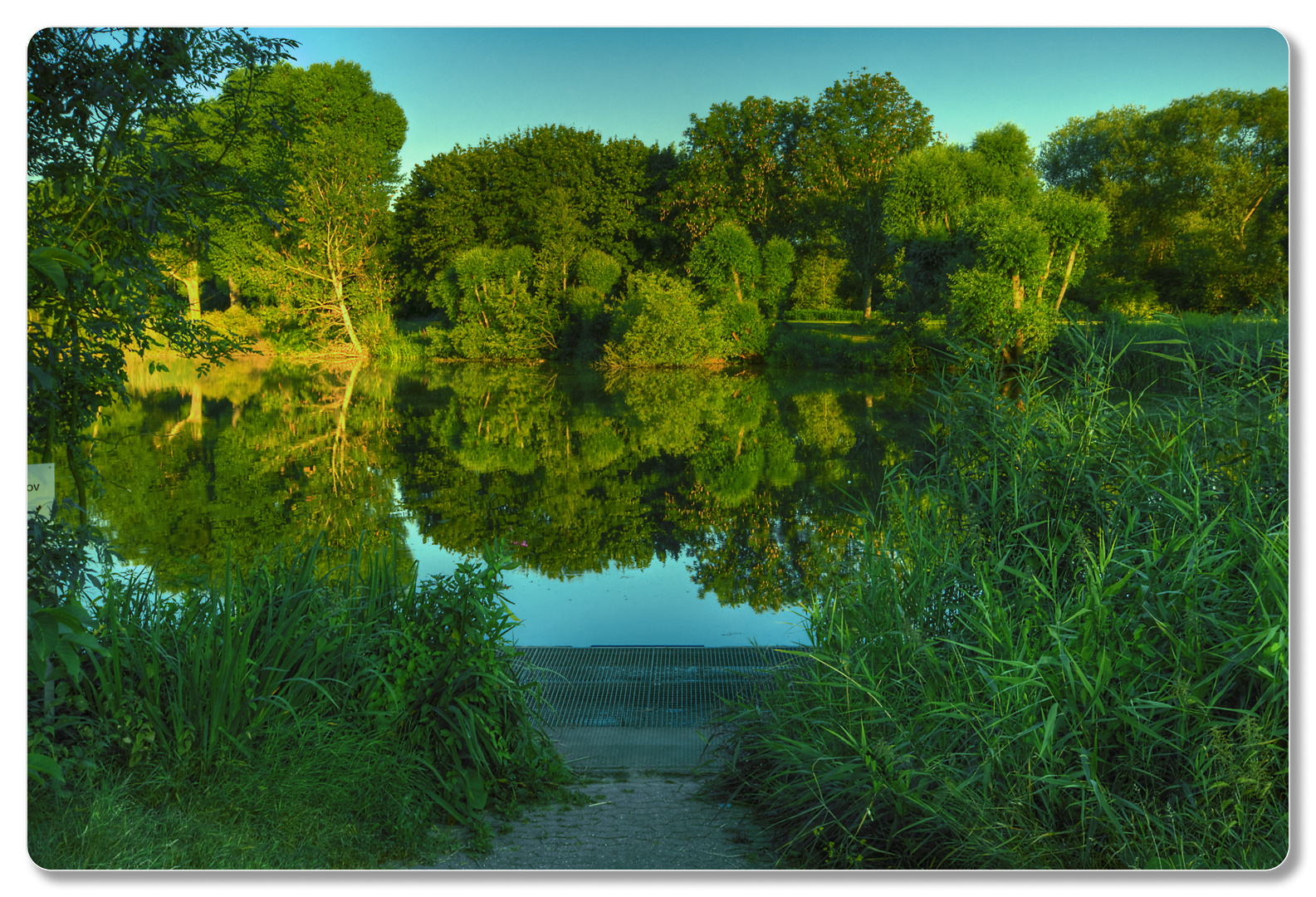 Köln-Porz-Zündorf - Sonnenaufgang an der Groov