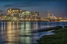 Köln Rheinauhafen, Kranhäuser und Dom von HotChili 