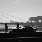 Köln, Rheinauhafen von der Deutzer Brücke mit Blick auf die Severinsbrücke