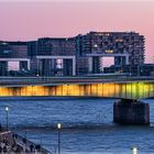 Köln Rheinauhafen zur blauen Stunde