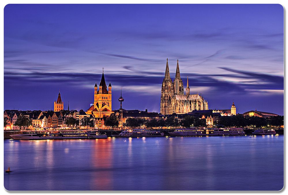 Köln Skyline Foto & Bild | bearbeitungs - techniken, hdri & tm, digiart ...
