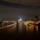 Köln Skyline bei Nacht